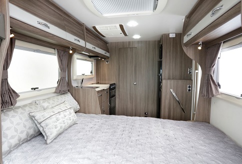 Auto-Sleeper Burford Duo 2018 Double Bed Front